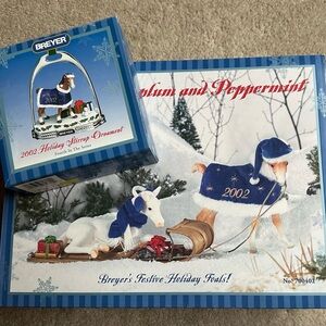 Breyer Blue Holiday Ornaments